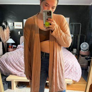 SKIMS SLEEP ROBE in Ochre